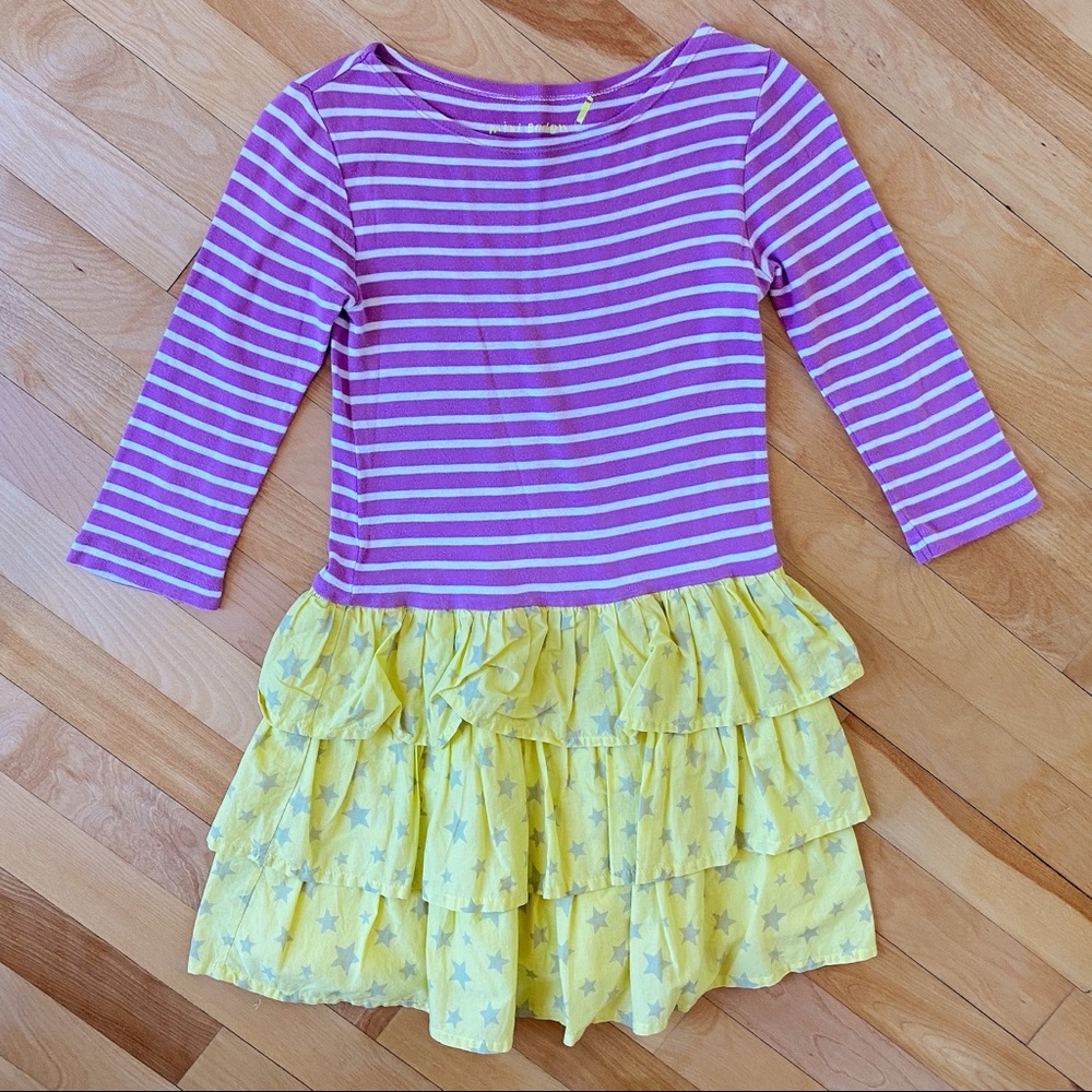 Mini Boden Striped Stars Dress - Size 7-8